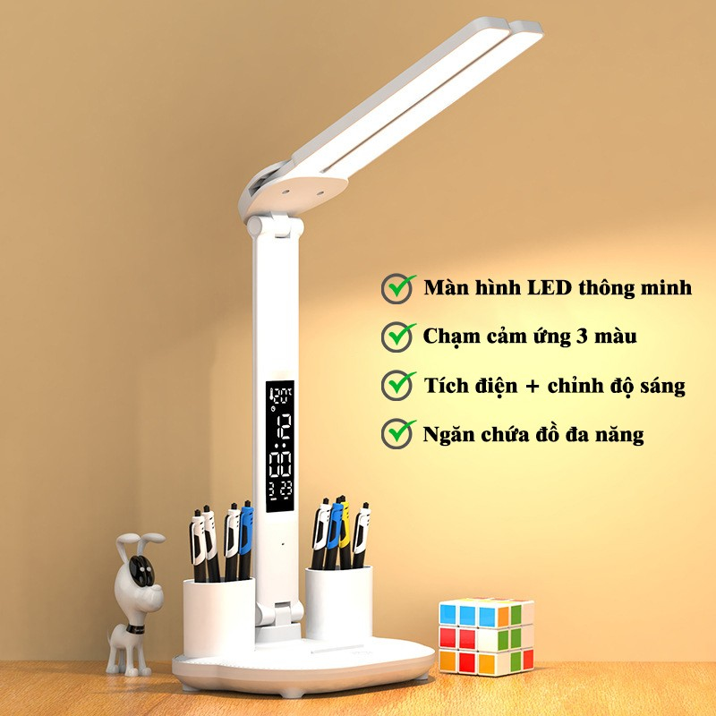 Đèn học chống cận - tích điện 3 màu