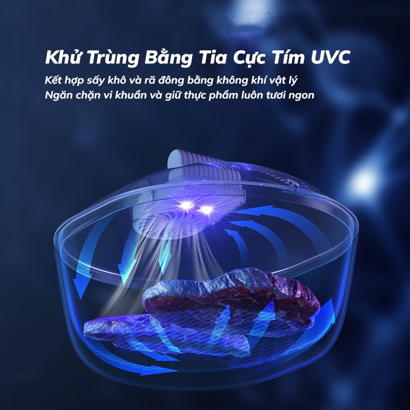 Máy Rã Đông Thực Phẩm Và Khử Khuẩn, Máy Rã Đông Thịt, Khử Khuẩn Rau Củ Quả, Sấy Khô Bát Đĩa