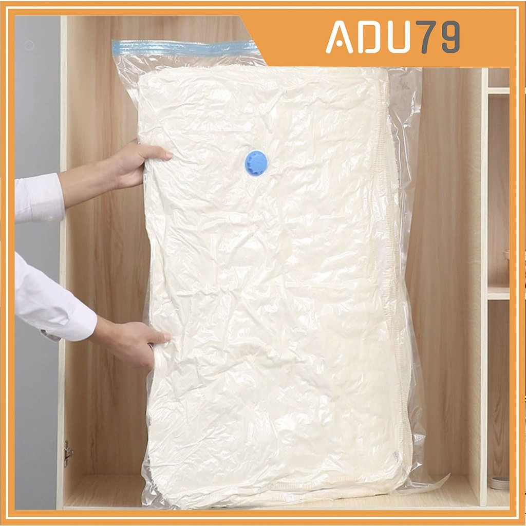 Túi Hút Chân Không Trong Suốt - Máy Hút Chân Không Đựng Quần Áo, Chăn Màn Mền, Gọn Gàng, Chống Mốc