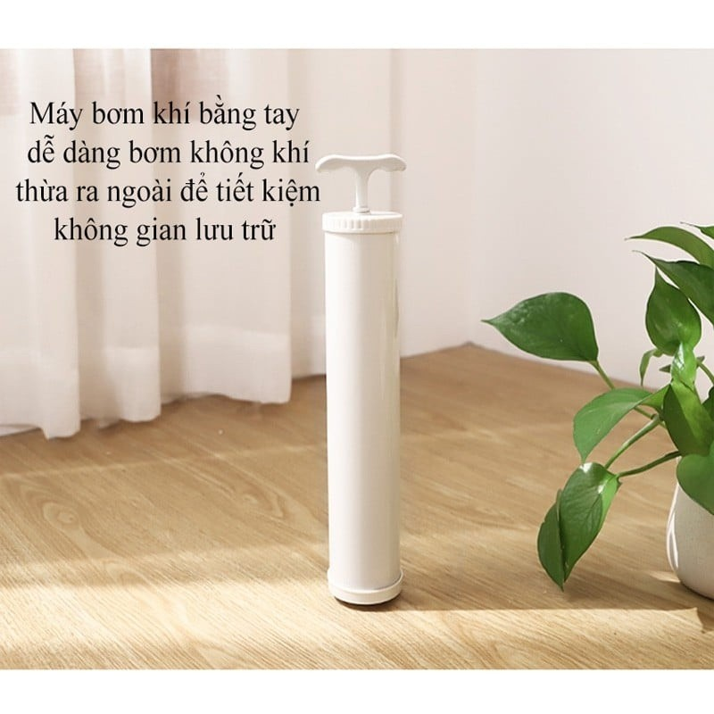 Túi Hút Chân Không Trong Suốt - Máy Hút Chân Không Đựng Quần Áo, Chăn Màn Mền, Gọn Gàng, Chống Mốc
