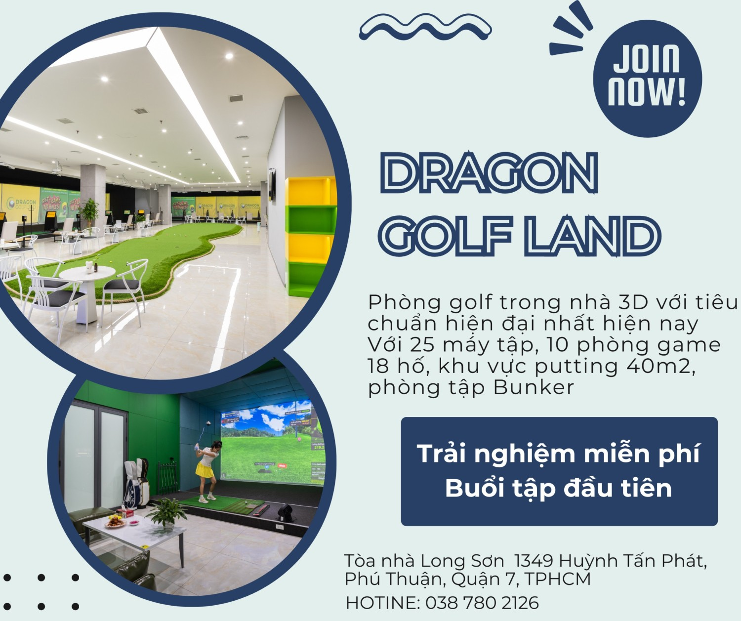 Công nghệ golf 3D - Dragon Golf Land (Theo Giờ)