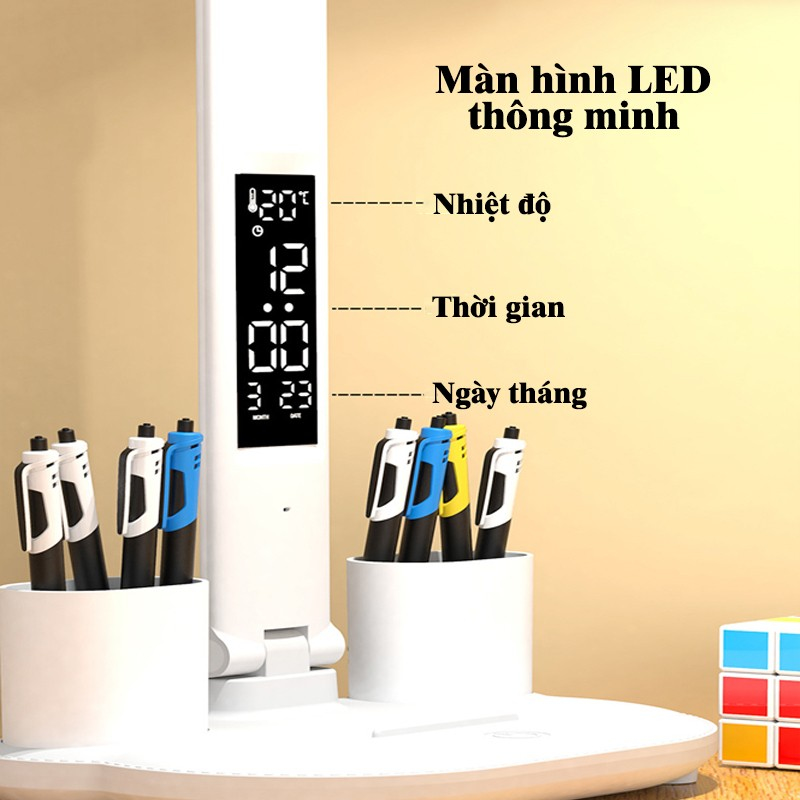Đèn học chống cận - tích điện 3 màu